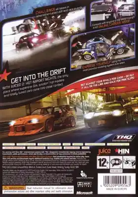 Juiced 2 Hot Import Nights (USA) box cover back